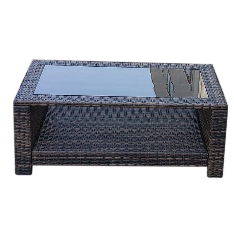 Wicker/Rattan 4 - Person Seating Group with Cushions-furniture