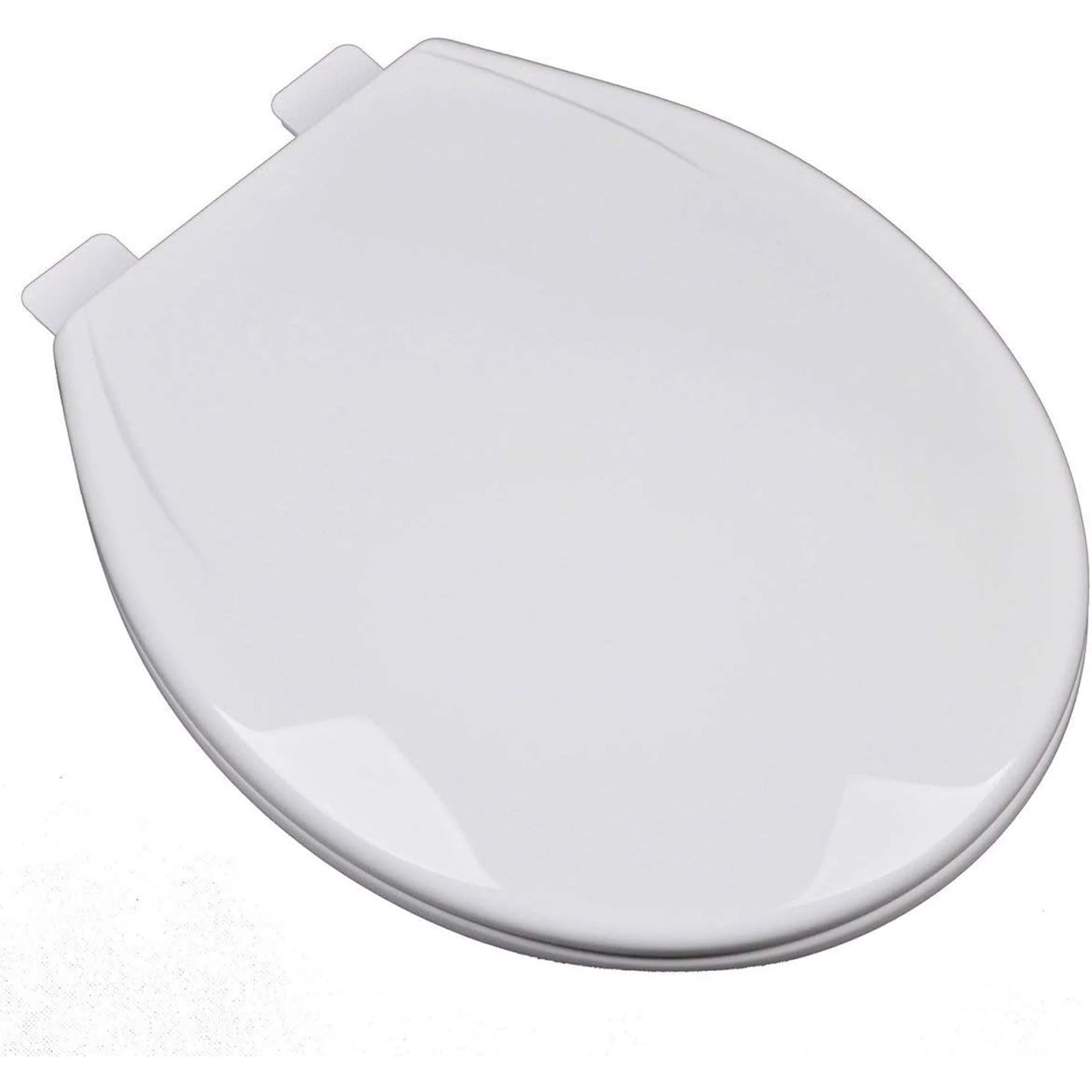 Plumbing Technologies Plastic Slow Close Toilet Seat, White, Standard Round