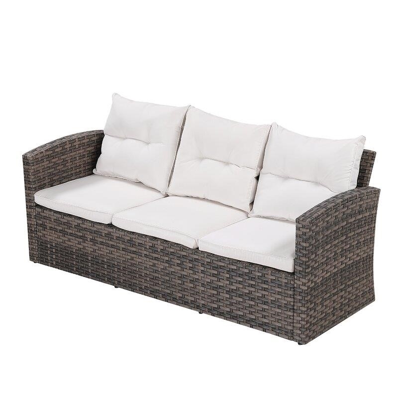 Fordville Wicker/Rattan 7 - Person Seating Group with Cushions-furniture