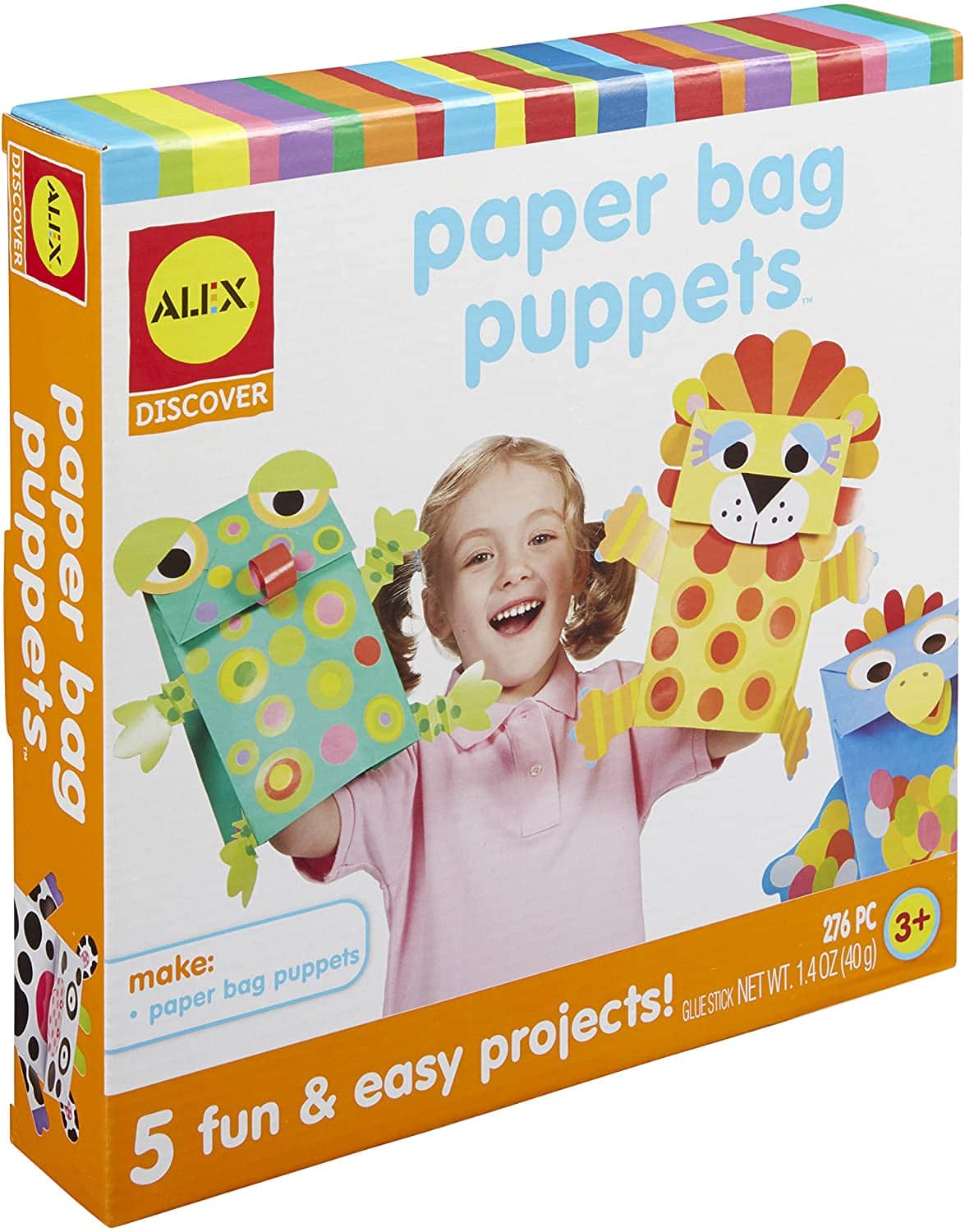 ALEX Discover Toys Paper Bag Puppets, 276 Pieces, Ages 3+