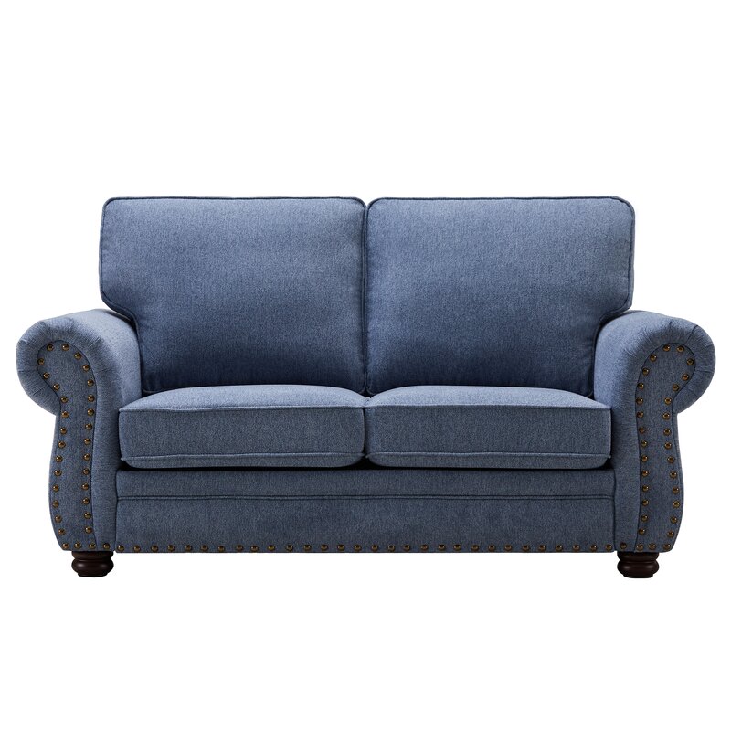 Norberto 66'' Rolled Arm Loveseat-furniture