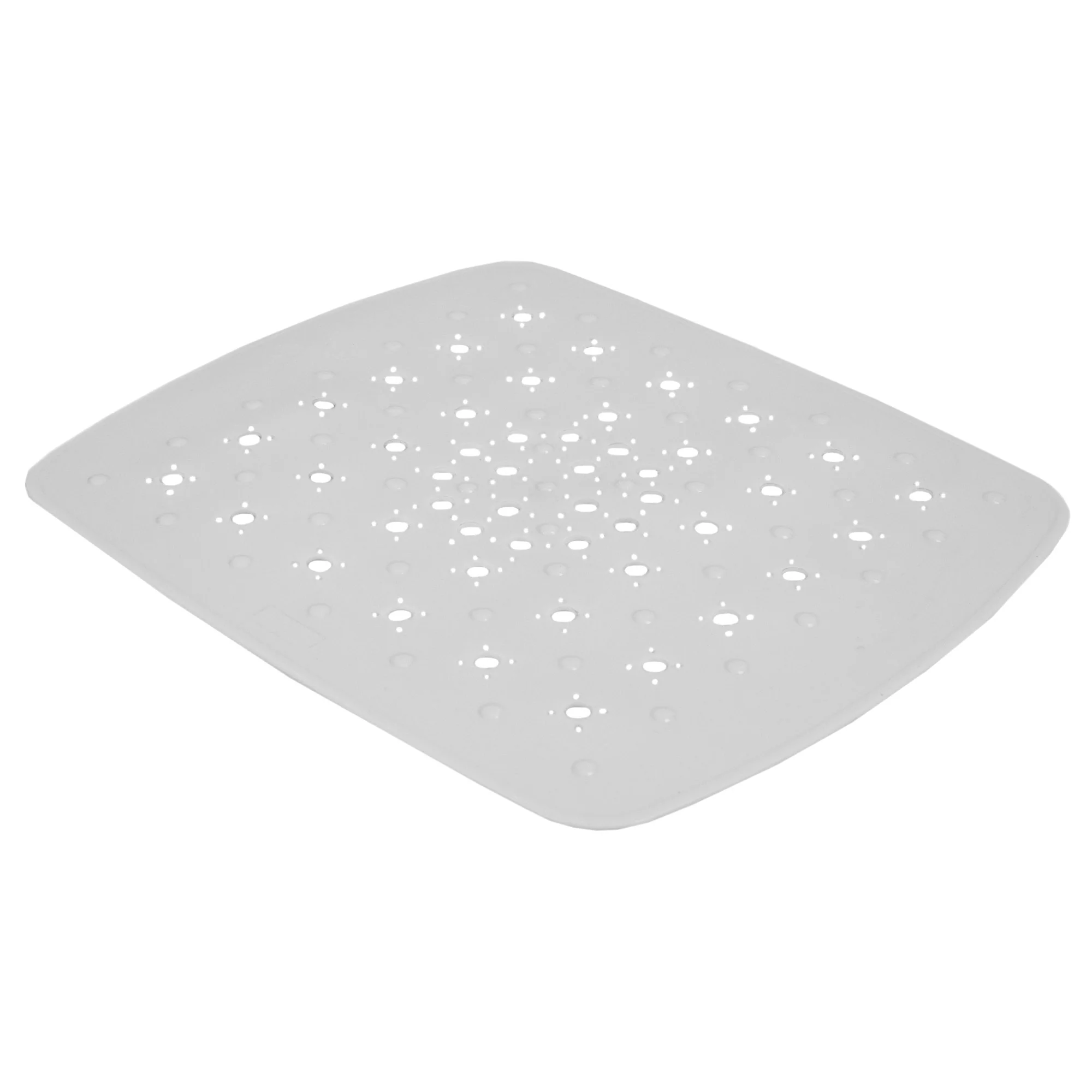 Home Basics Kitchen PVC Sink Mat, Small, White, 11x13 Inches