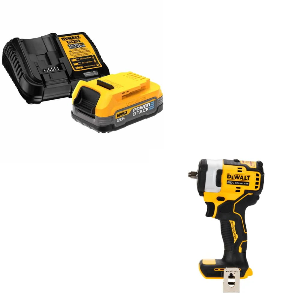 DeWalt DCBP034C 20V MAX Starter Kit w/ FREE DCF913B 20V MAX* 3/8 Impact Wrench