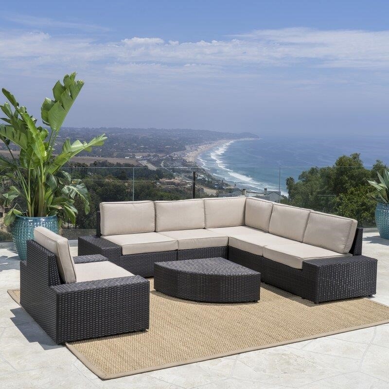 Graison Metal 5 - Person Seating Group with Cushions-furniture