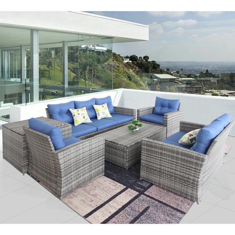 Alcorta 7 - Person Seating Group with Cushions-furniture