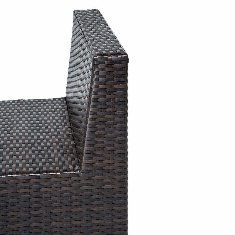 Fernando All Weather Wicker/Rattan 4 - Person Seating Group with Cushions-furniture