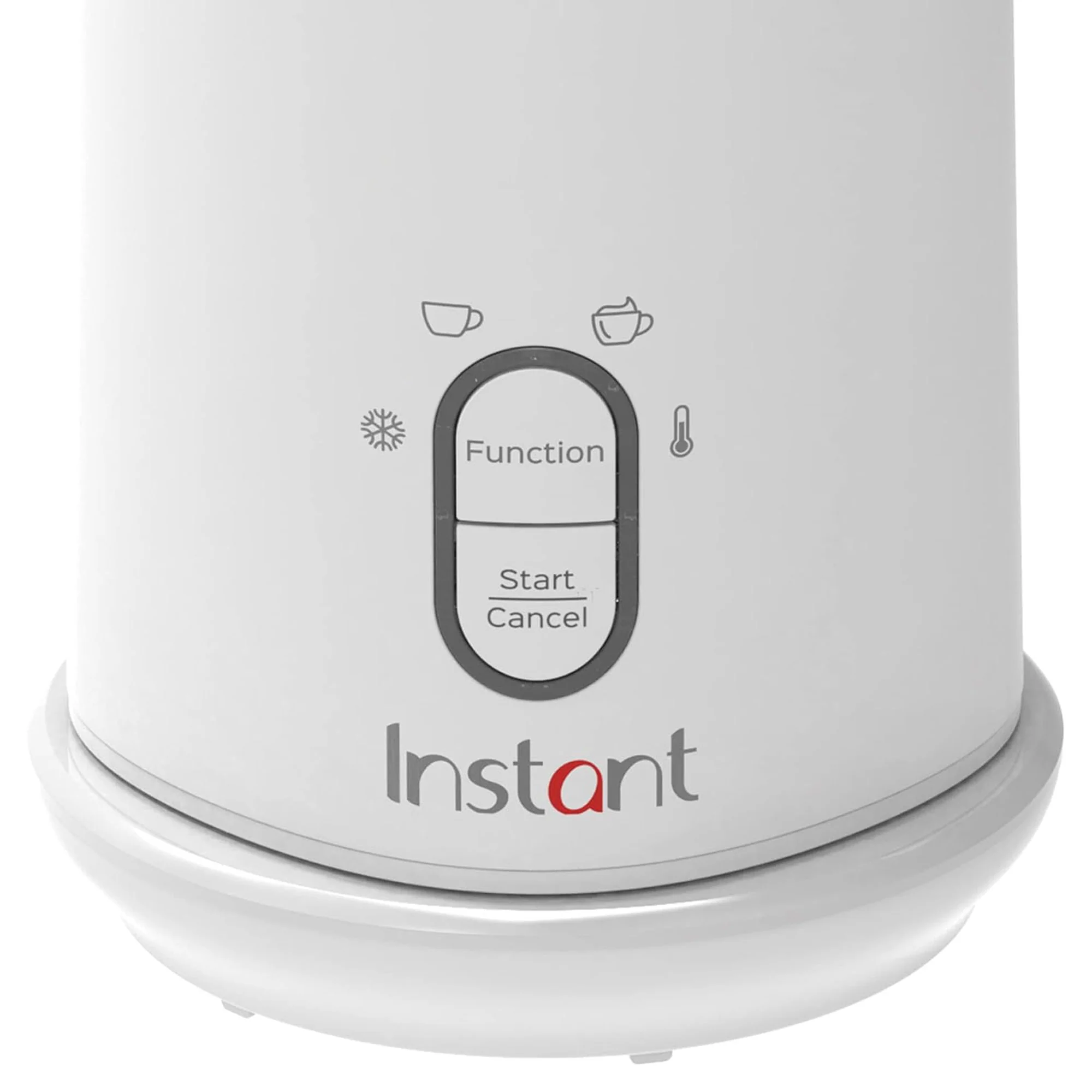 Instant Pot Instant Milk Frother, 4-in-1 Electric Milk Steamer, White, 10 Ounces