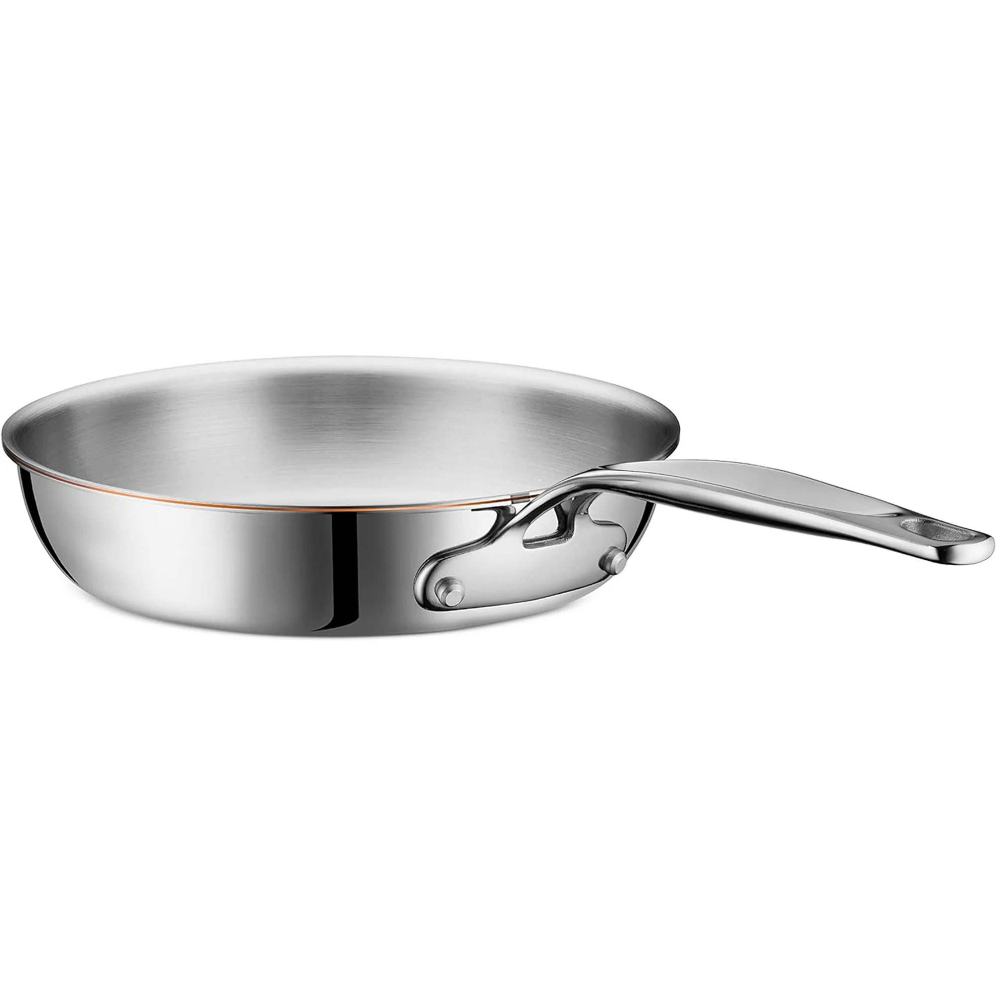 Legend 5 Ply Copper Core Frying Pan Stainless Steel Clad Skillet, 8 Inches