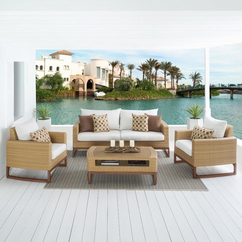 Mcdougal 4 - Person Seating Group with Sunbrella Cushions-furniture