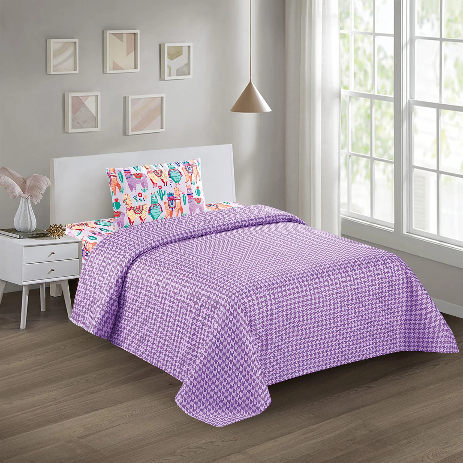 Alpaca Girls Kids Sheet Set