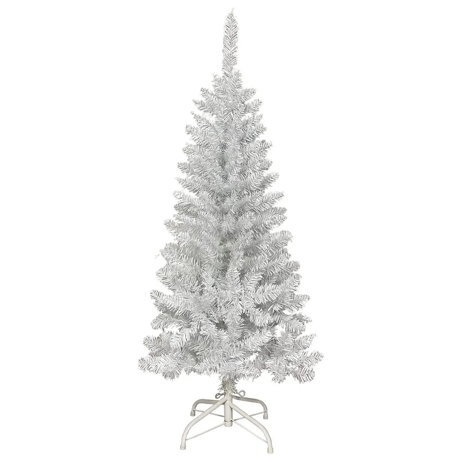 Alaskan Pine Artifiicial Christmas Tree with Stand, White, 4 Feet, 210 Tips
