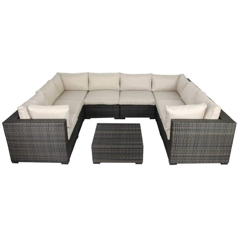Amarantha 6 - Person Seating Group with Cushions-furniture