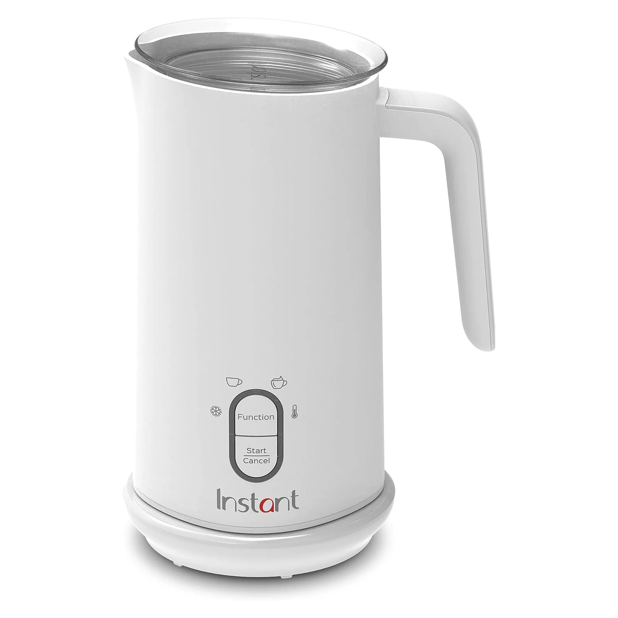 Instant Pot Instant Milk Frother, 4-in-1 Electric Milk Steamer, White, 10 Ounces
