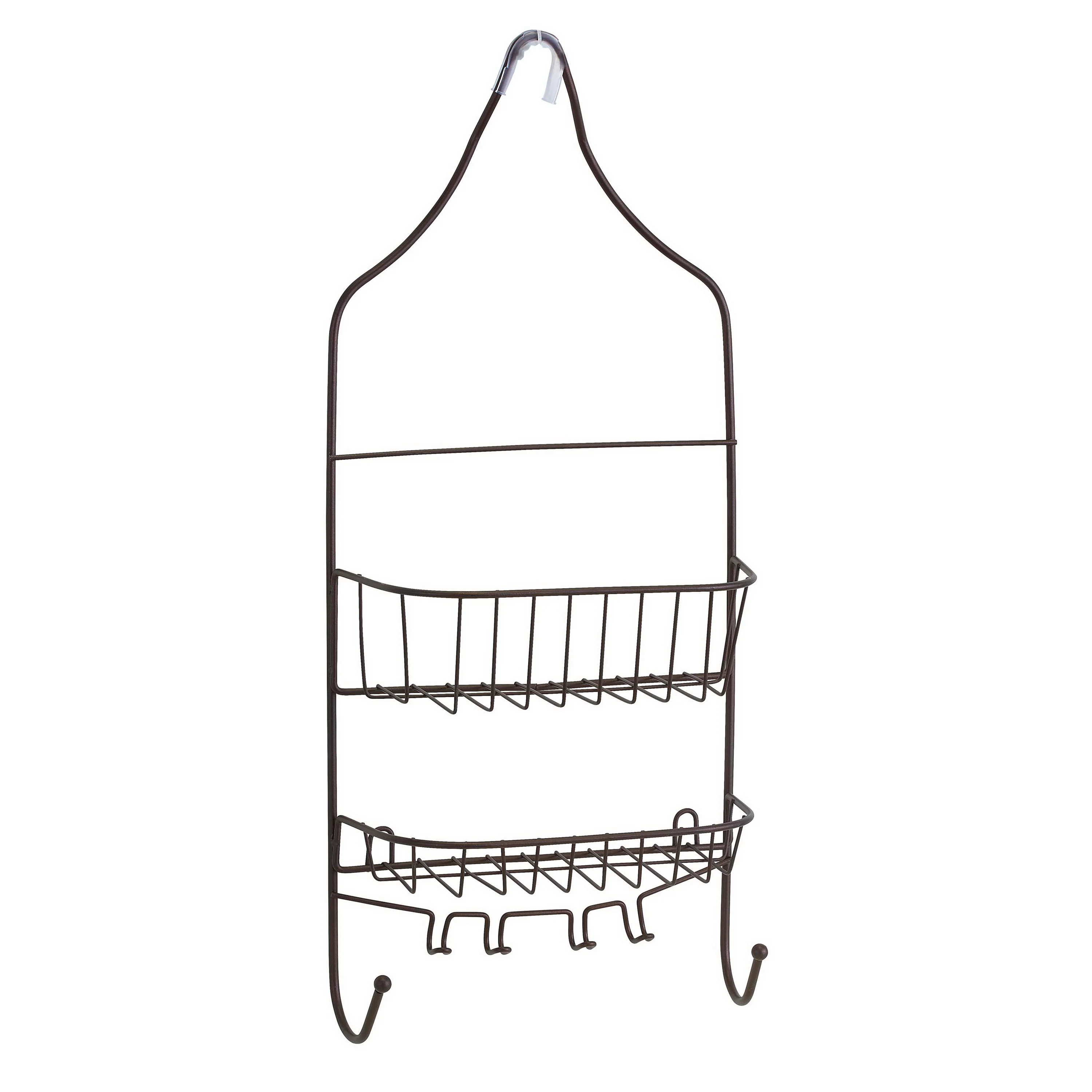 Bath Bliss Contoured Head Design Shower Caddy in Bronze