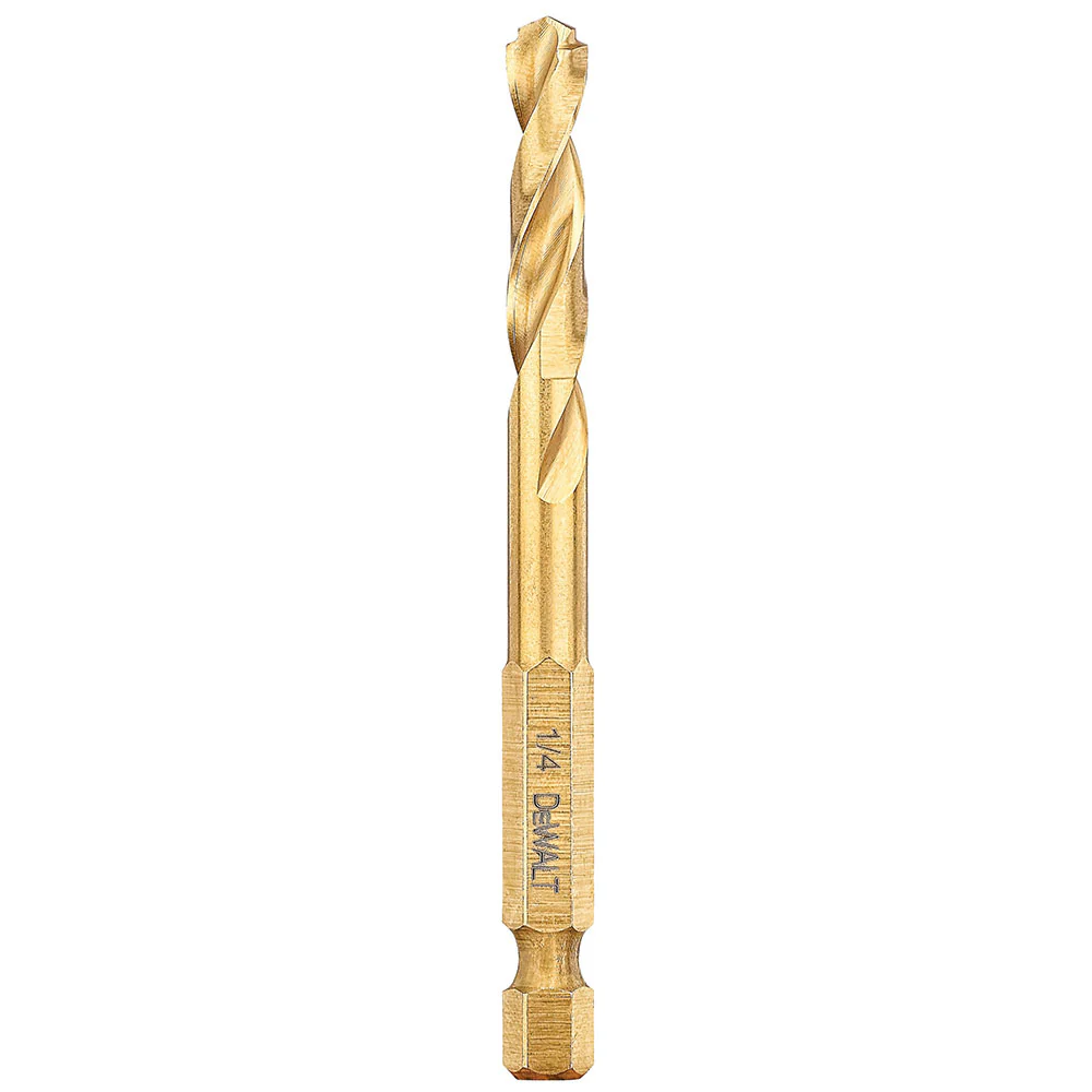 DeWalt DD5108T 1/8 Impact Ready Hex Shank Titanium Drill Bits