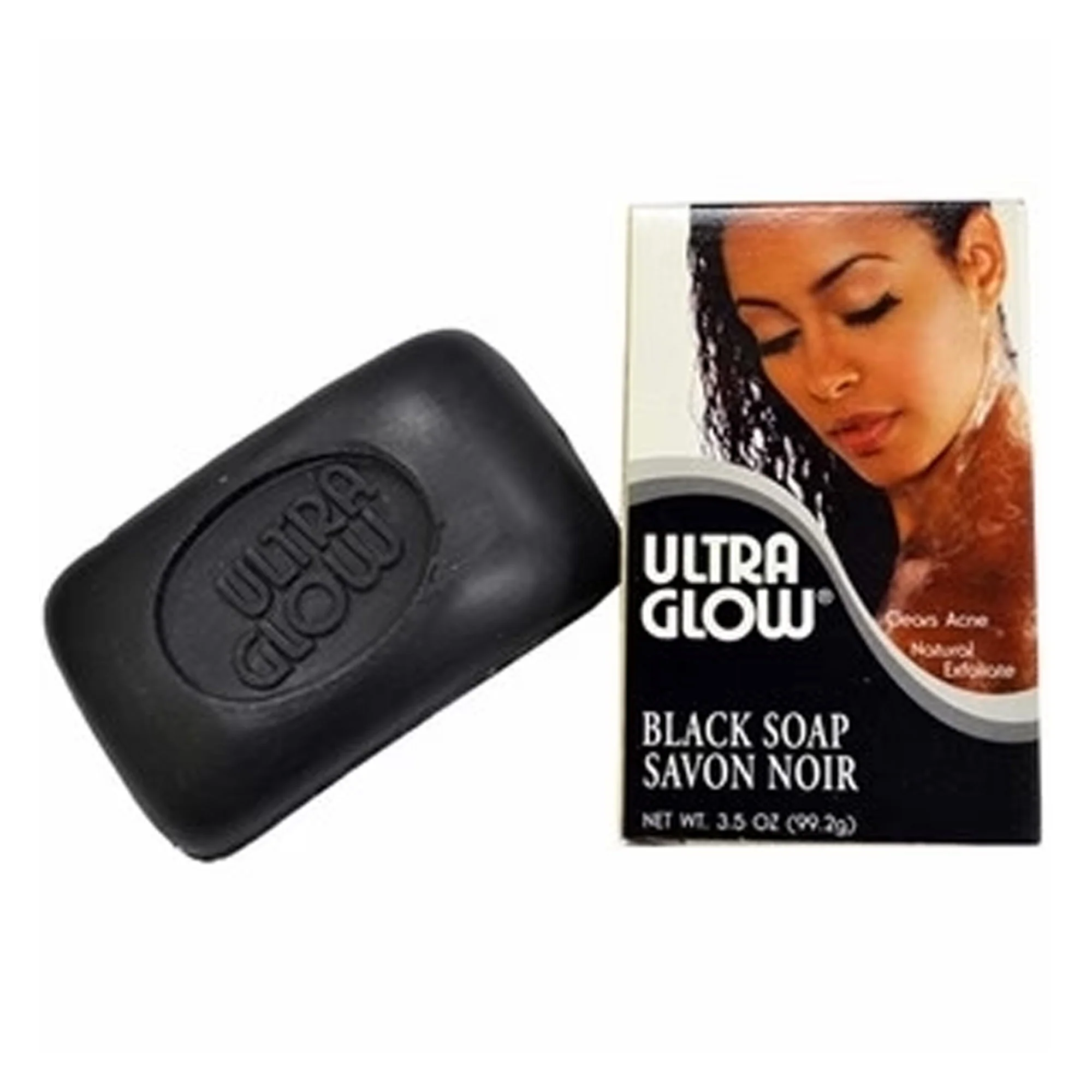 Ultra Glow Black Soap Savon Noir, 3.5 Ounce