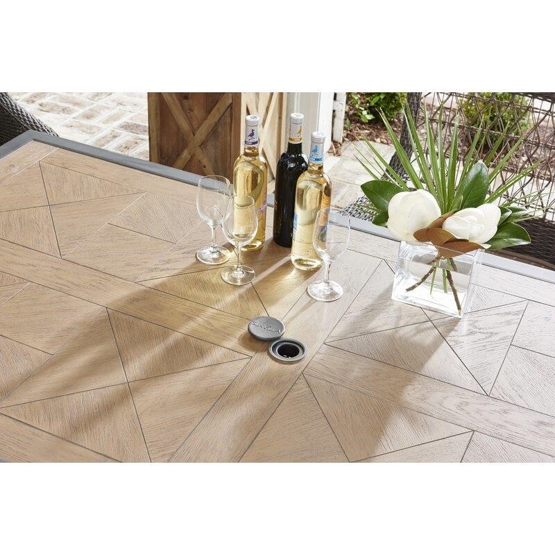 Lucus Rectangular 4 - Person 80'' Long Dining Set with Cushions-furniture