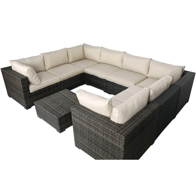 Amarantha 6 - Person Seating Group with Cushions-furniture