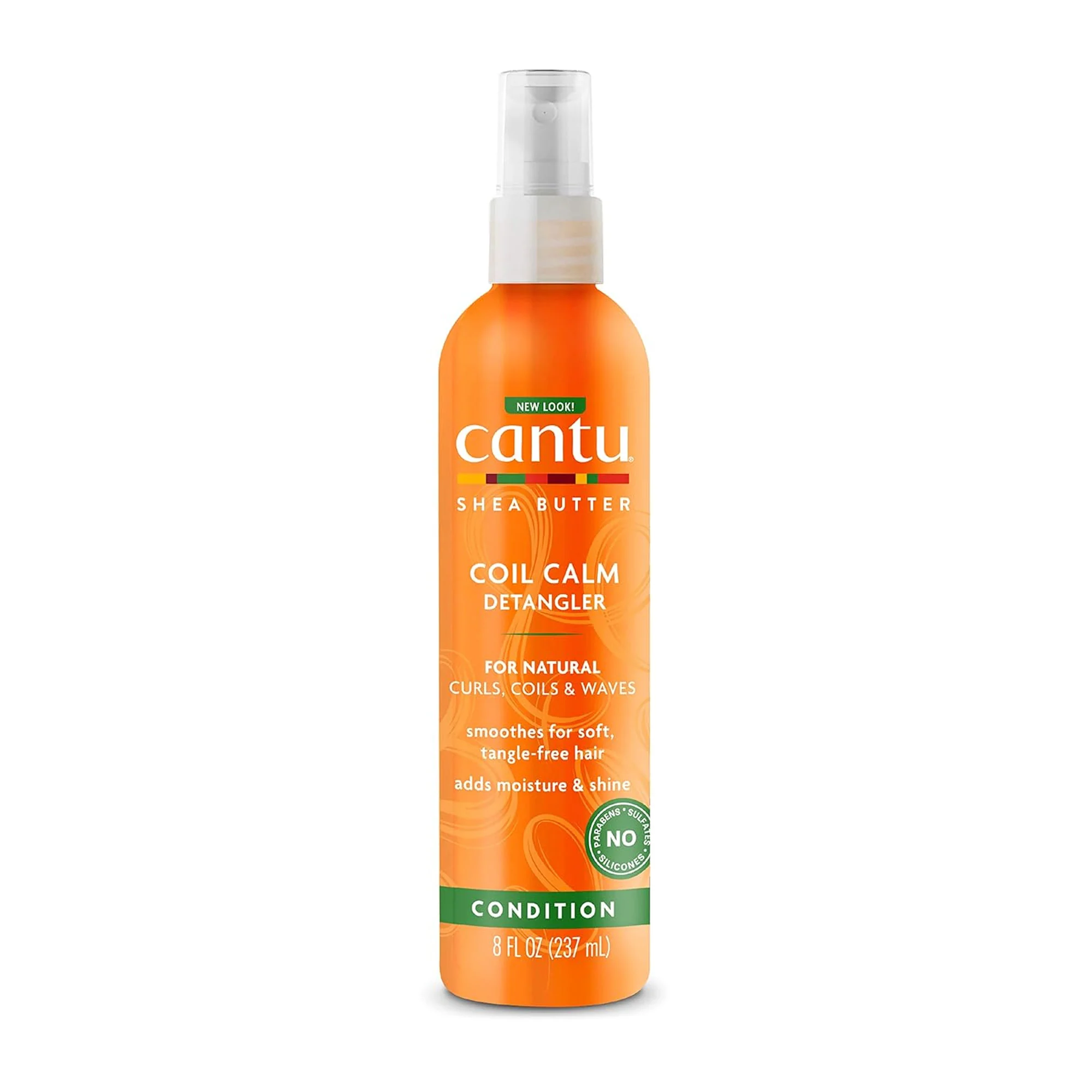 Cantu Shea Butter Coil Calm Detangler Tangle Free Hair Conditioner, 8 Ounce