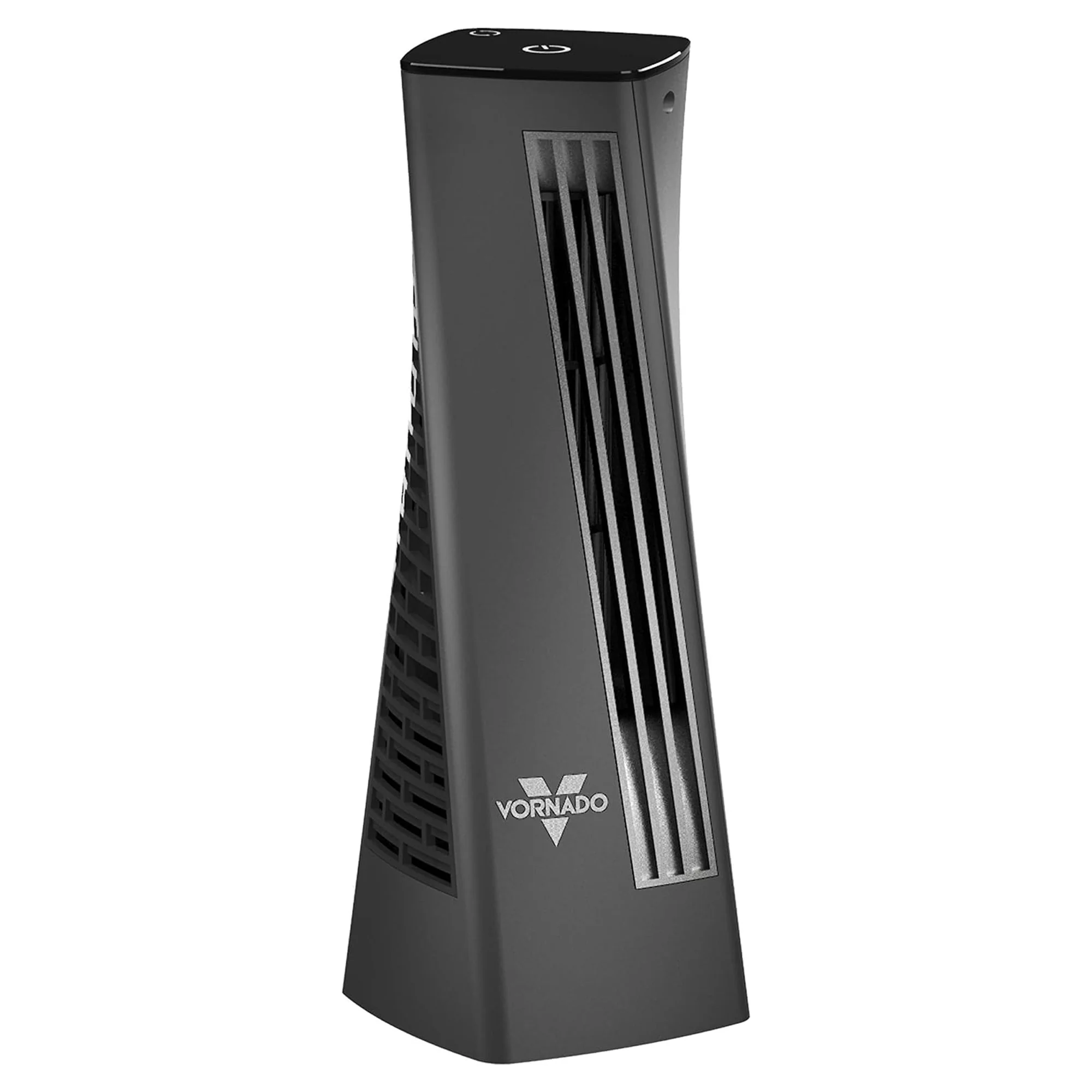 Vornado 2 Speed Oscillating Personal Tower Fan, Black, 11.7x4 Inches