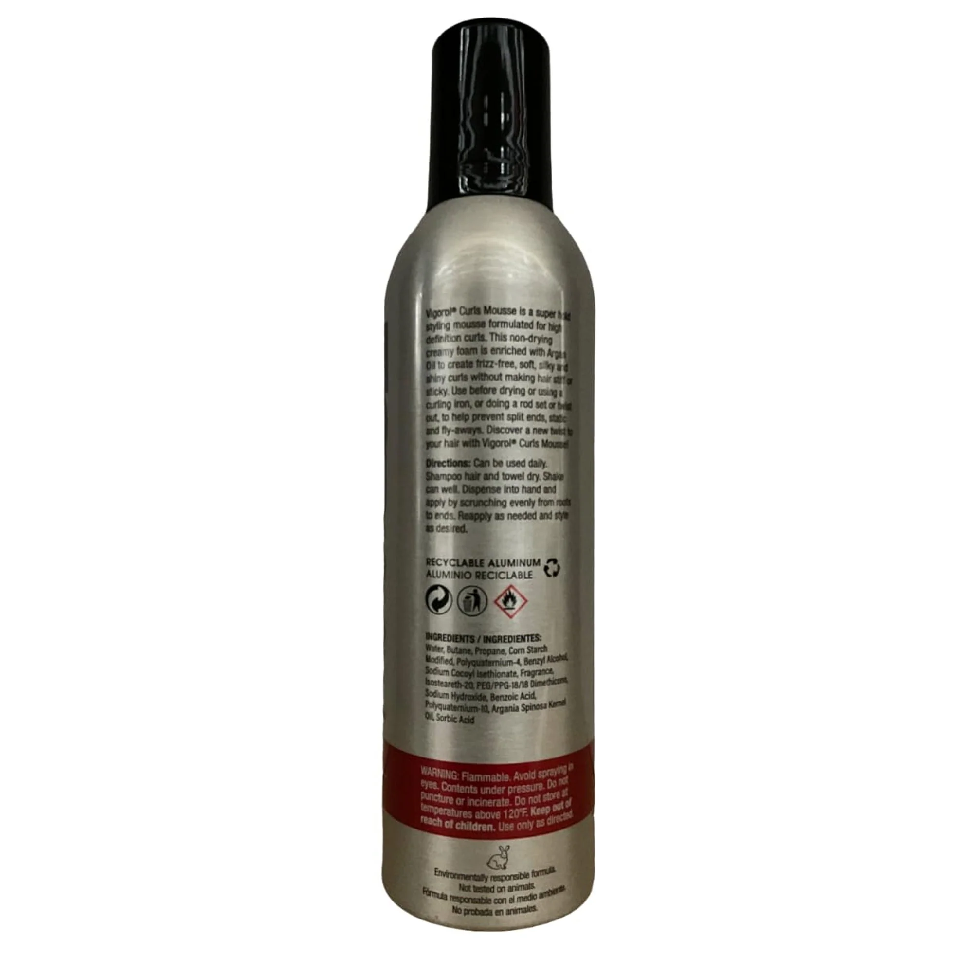 Vigorol Alcohol Free Super Hold Curl Mousse, 12 Ounces