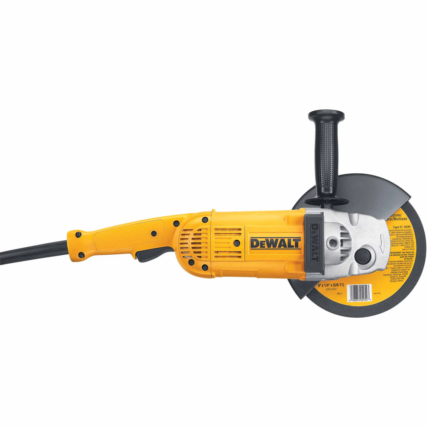 DeWalt D28499X 7 and 9 Heavy-Duty 5.3 HP Large Angle Grinder