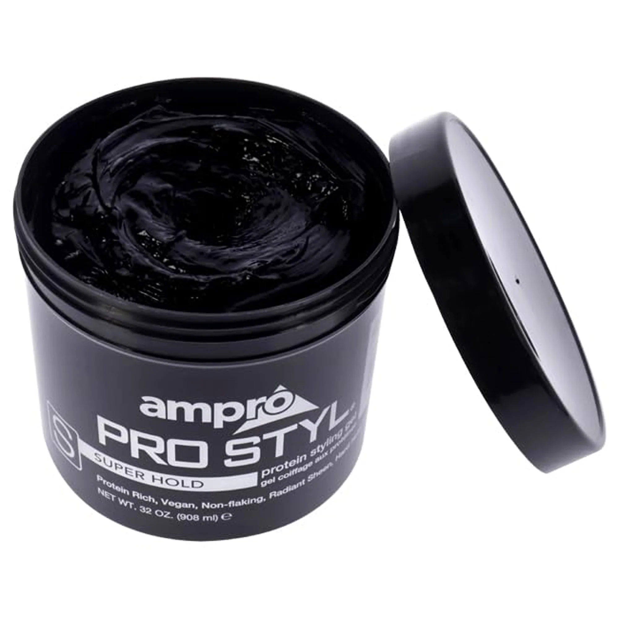 Ampro Pro Style Super Hold Protein Styling Gel, 32 Ounce