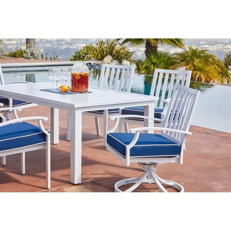 Higden Rectangular 6 - Person 70.1'' Long Dining Set with Cushions-furniture