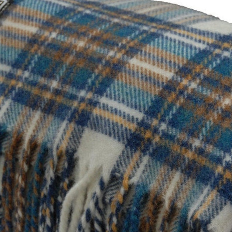 Irish Tartan / Plaid Check Ruana, Wrap, Cape, Cloak -50/50 Merino Wool/Soft Lambswool- Really Warm & Super Soft -unisex- HANDMADE IN IRELAND