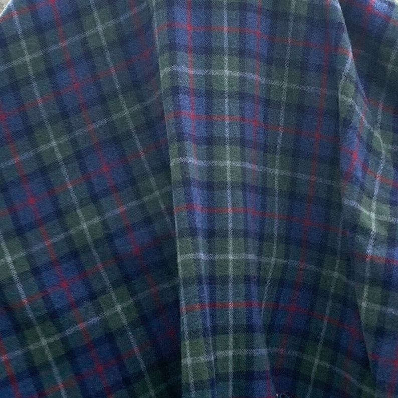 Irish Pure Lambswool/Merino Wool Cape, Ruana, Wrap, Cloak - 100% Wool - Parkland Plaid - Supersoft - One Size - Unisex - HANDMADE IN IRELAND