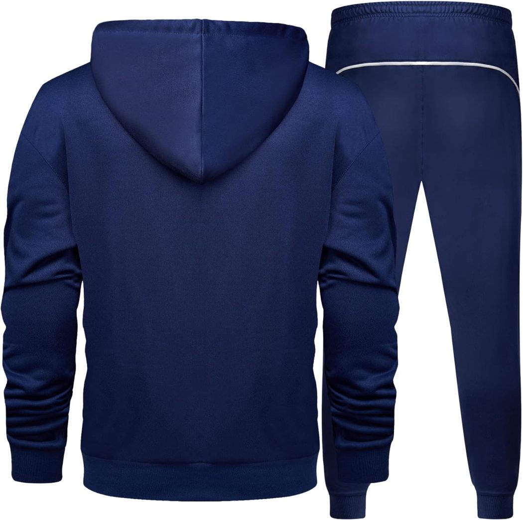 Men's Casual Tracksuit Long Sleeve Running Jogging Athletic Sports Set