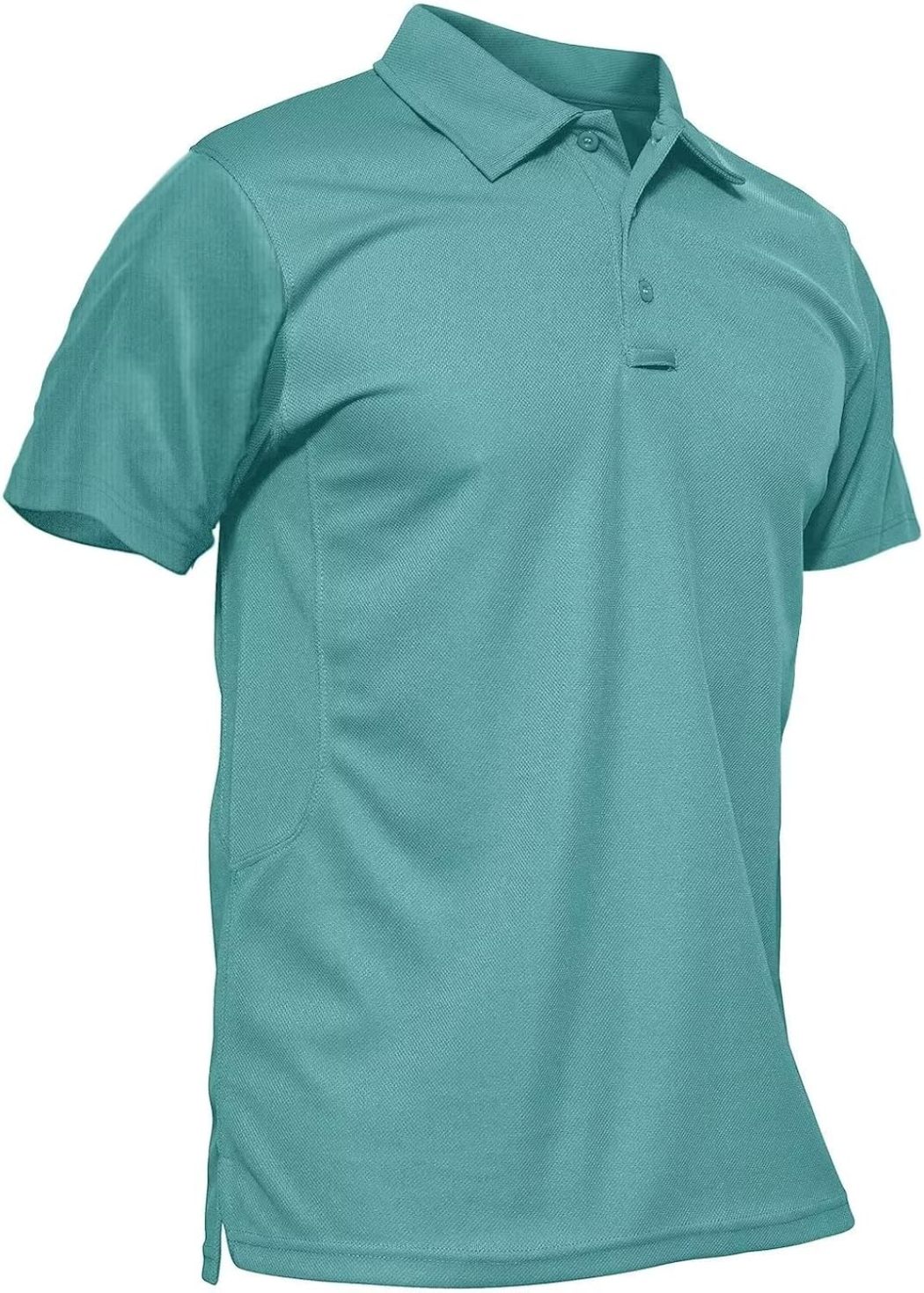 Men's Polo Shirt Quick Dry Performance Short Sleeve Tactical Shirts Pique Jersey Golf Shirt