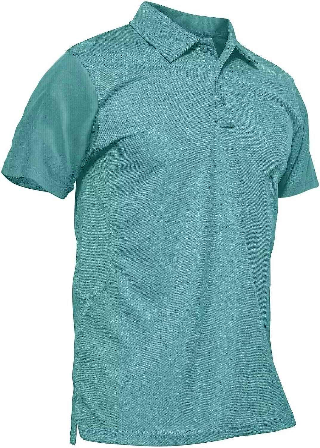 Men's Polo Shirt Quick Dry Performance Short Sleeve Tactical Shirts Pique Jersey Golf Shirt