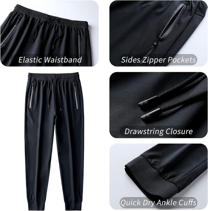 Mens Lightweight Quick Dry Sweatpants
