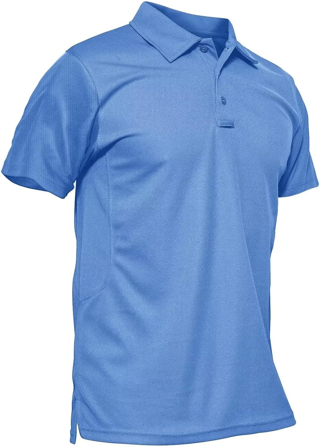 Men's Polo Shirt Quick Dry Performance Short Sleeve Tactical Shirts Pique Jersey Golf Shirt