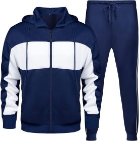 Men's Casual Tracksuit Long Sleeve Running Jogging Athletic Sports Set