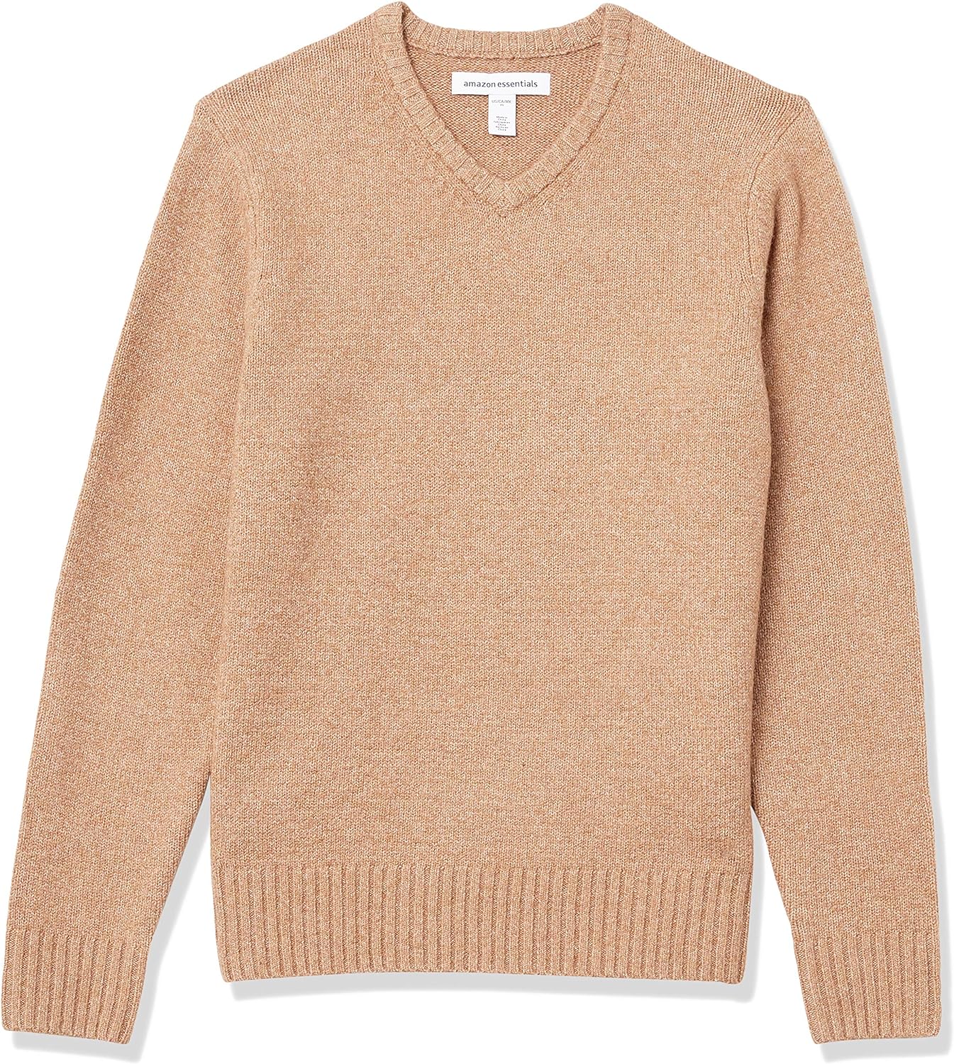 Men's Long-Sleeve Soft Touch V-Neck Sweater