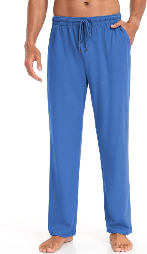 Men Cotton Knit  Yoga Pants Casual