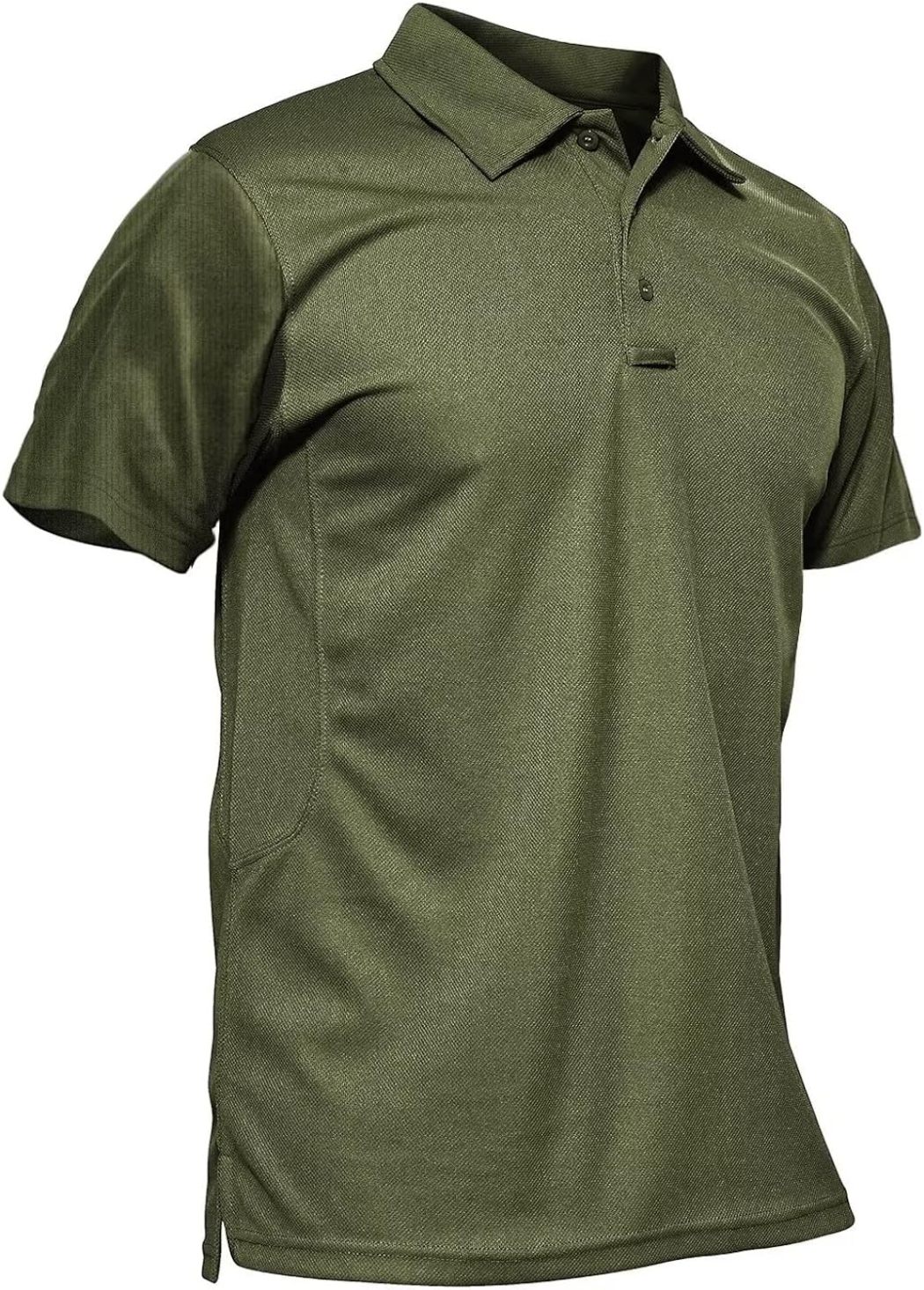 Men's Polo Shirt Quick Dry Performance Short Sleeve Tactical Shirts Pique Jersey Golf Shirt