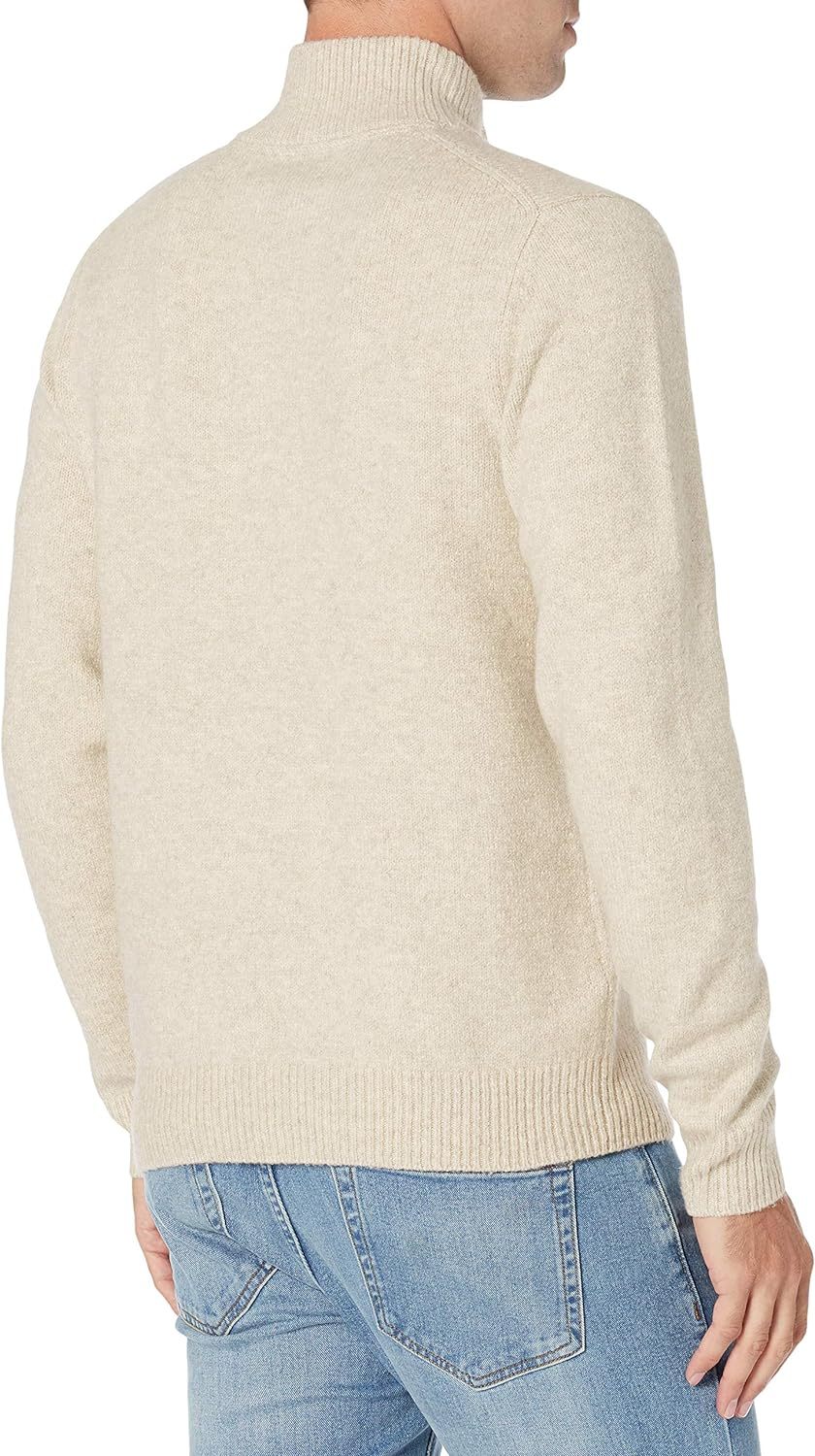 Men's Long-Sleeve Soft Touch Quarter-Zip Sweater