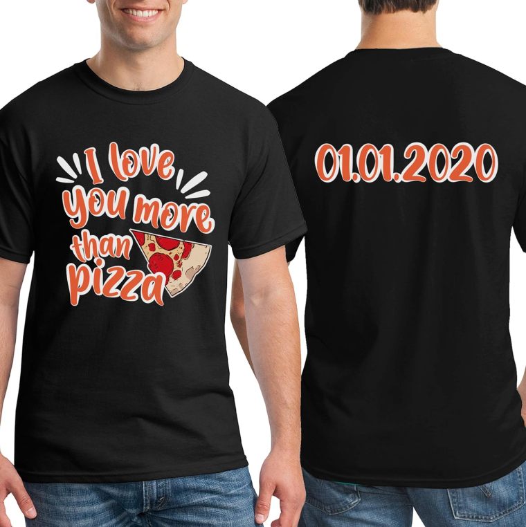 Custom  Men &Women  Front Back Side T-Shirt