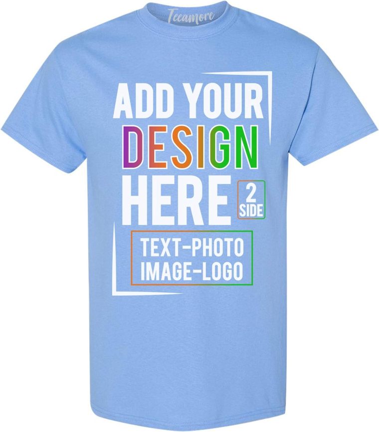 Custom  Men &Women  Front Back Side T-Shirt