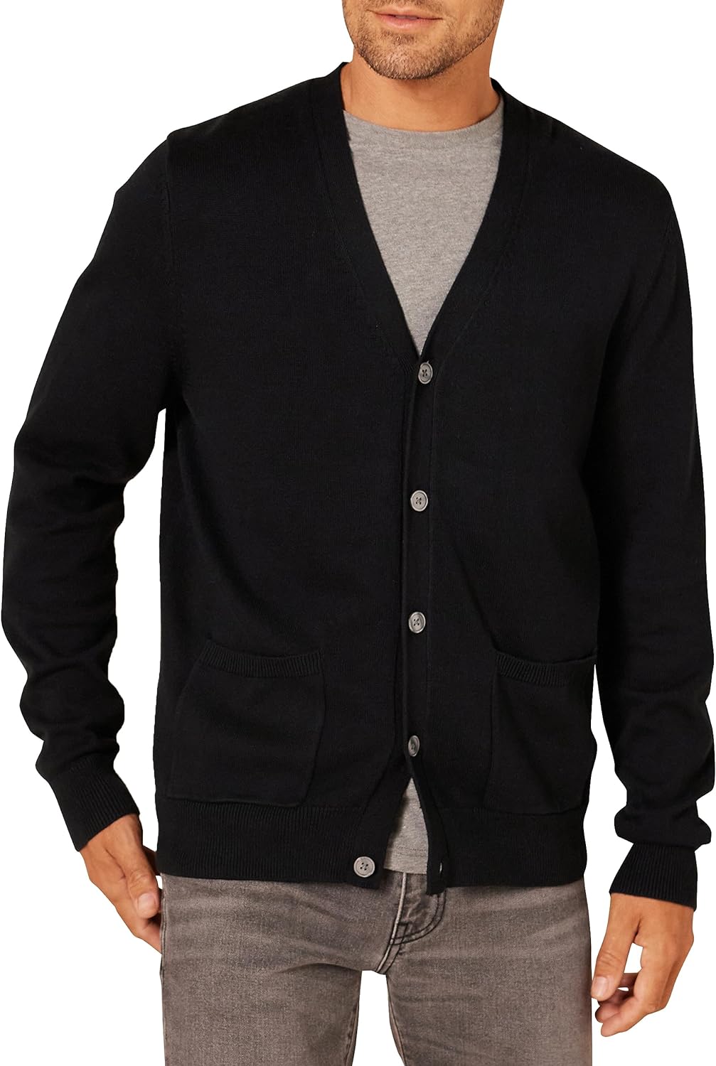 Men's Cotton Cardigan Sweater