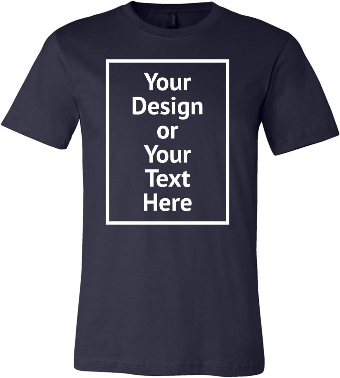 Custom Shirt for Men Women Personalized Add Your Image T-Shirt Add Your Text Photo - Front/Back Print