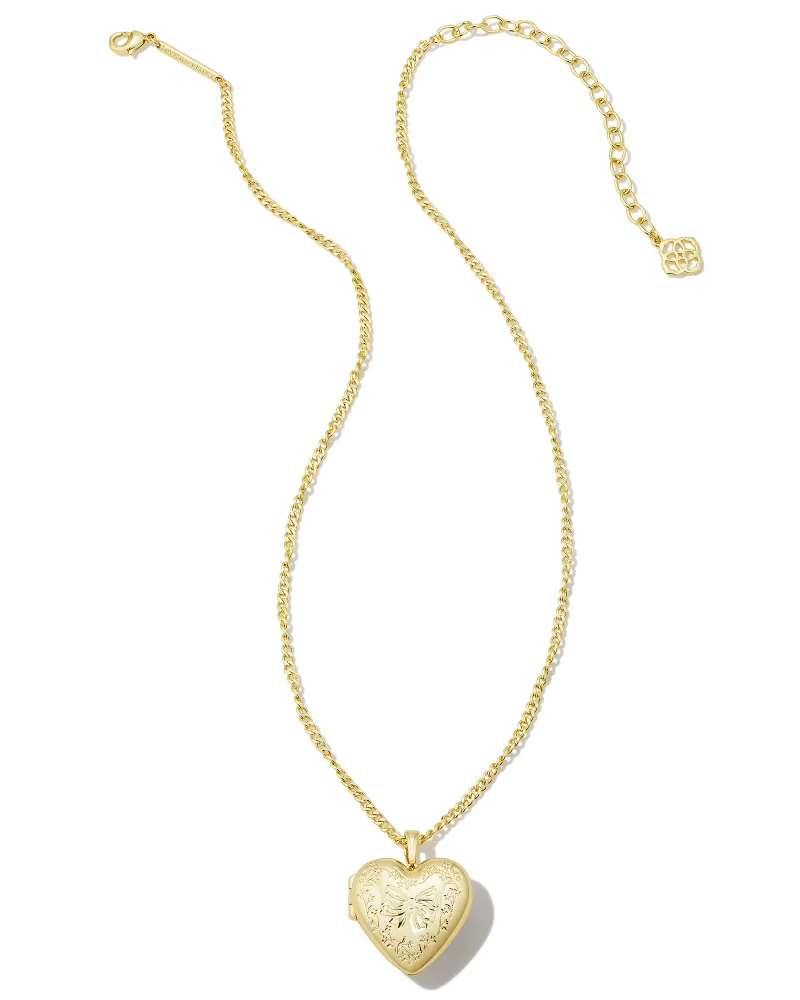 Kendra Scott x LoveShackFancy Locket Necklace in Gold