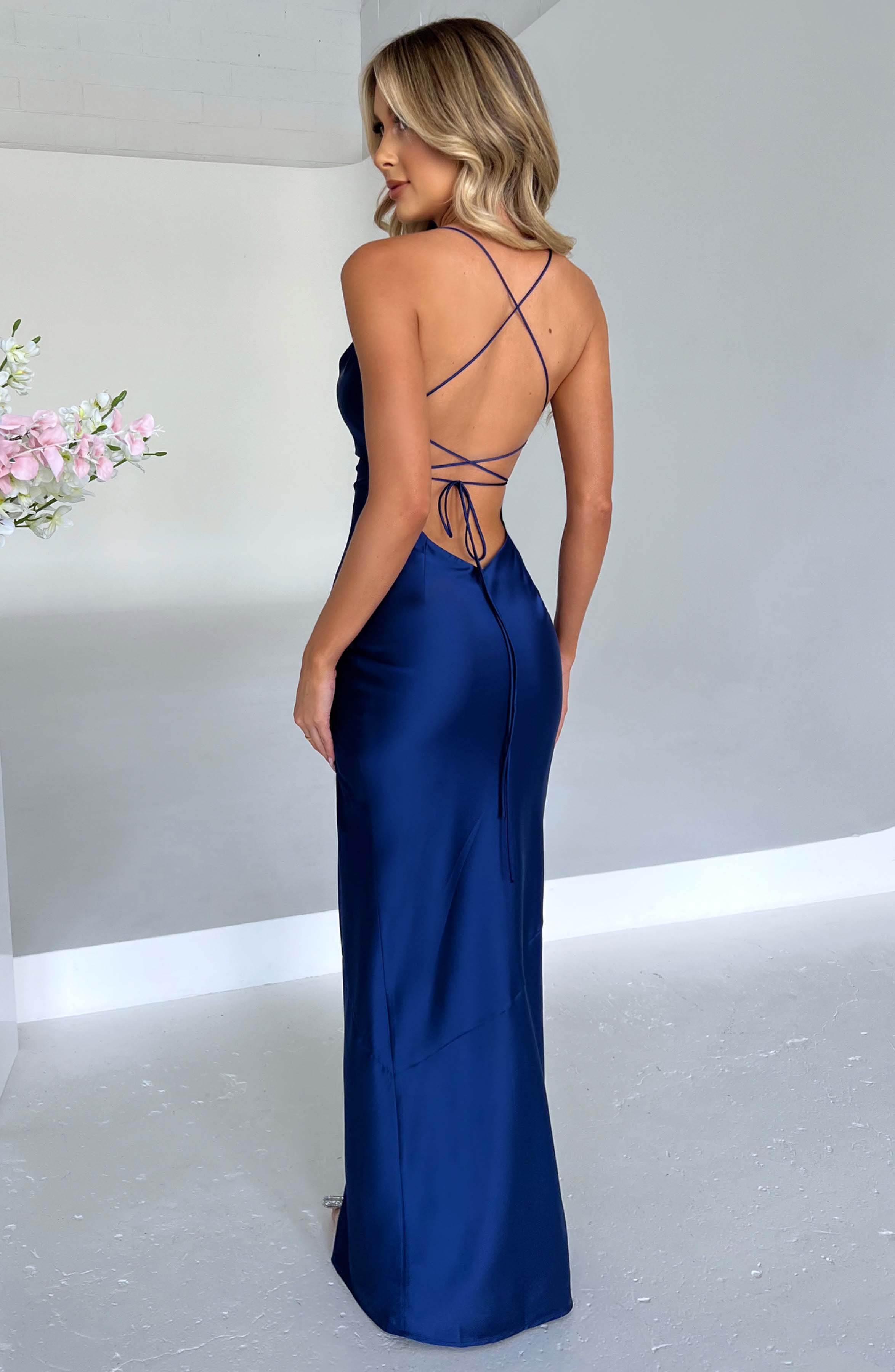 Misha Maxi Dress Navy
