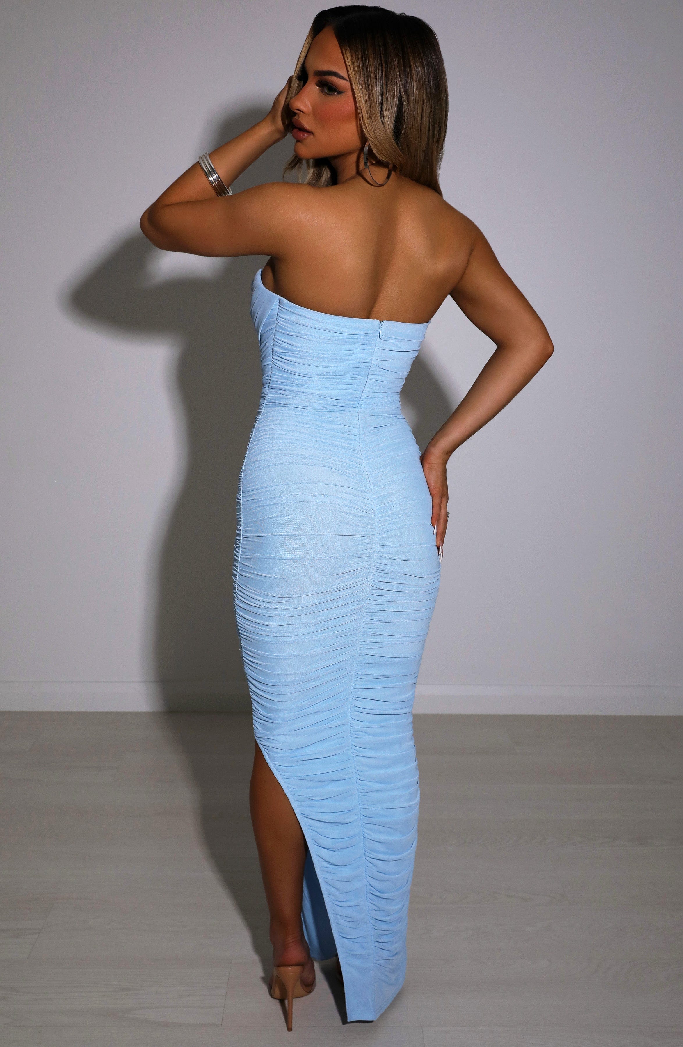 Demi Maxi Dress Baby Blue