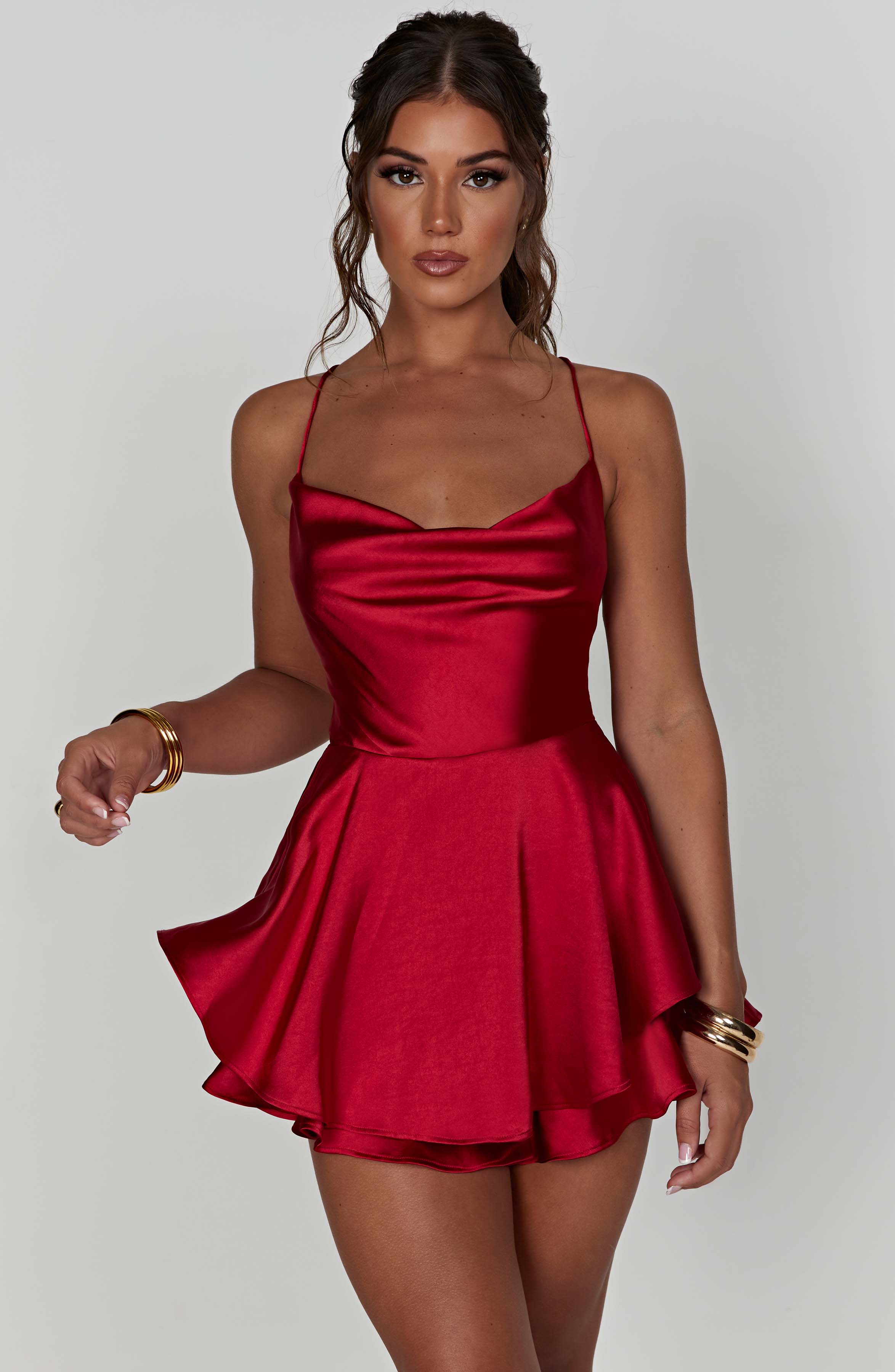 Florence Playsuit Red