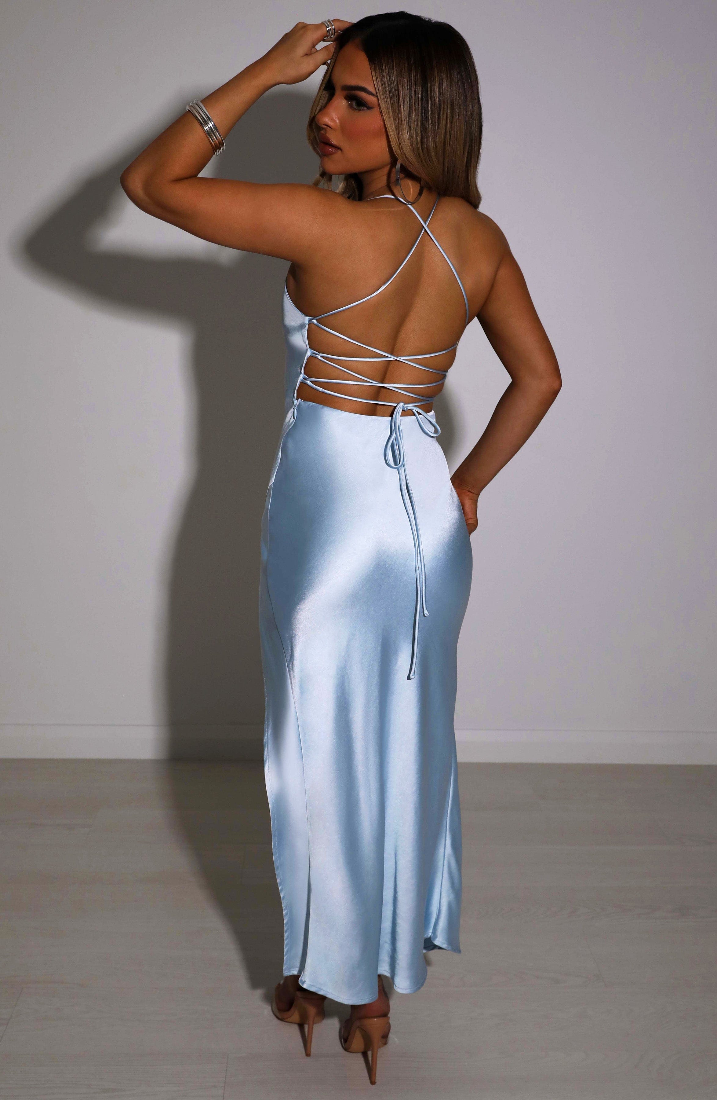 Cia Midi Dress Baby Blue