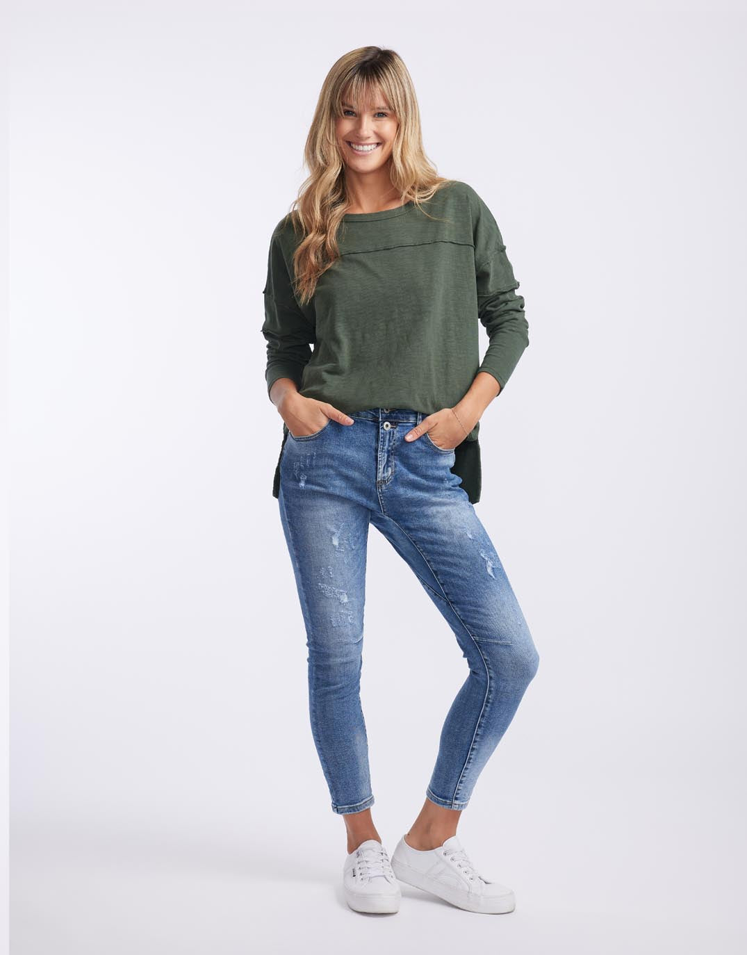 Throw On Top - Khaki